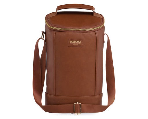 Igloo - Wine Tote Luxe - Cognac