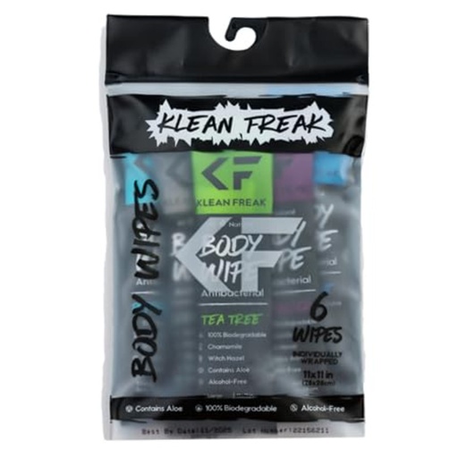 Klean Freak - Body Wipes - Mini Master Pack 6 - Mixed 12 Packs