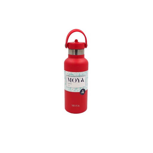 Moya - "Starfish" 500ml Insulated Sustainable Water Bottle RED