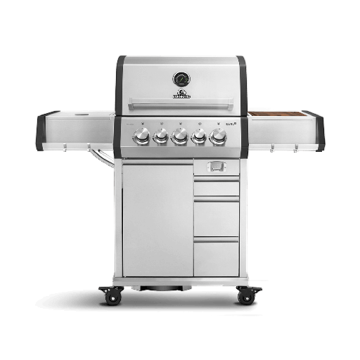 Burnhard - EARL - 3-Burner Premium-Gas Grill Black Edition 2025 with Stainless Steel Grill Grate