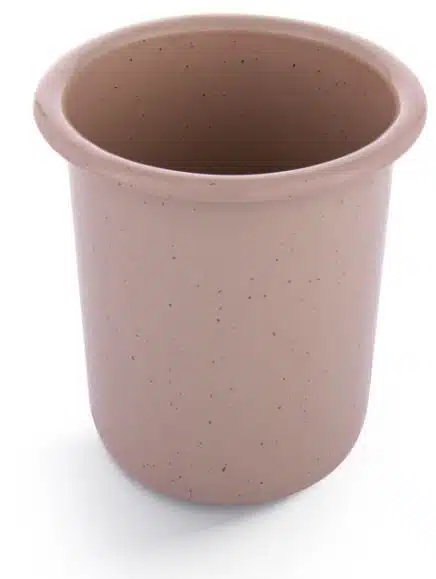 Barebones - Rolled Enamelware Cup - Dusty Rose
