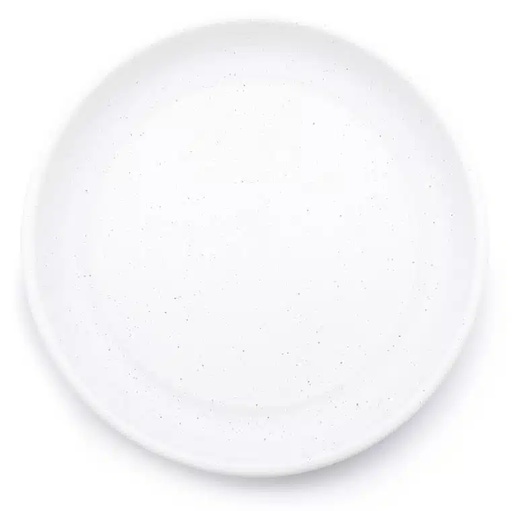 Barebones - Rolled Enamelware Plate - Soft White 4PC Set