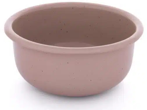 Barebones - Rolled Enamelware Side Bowl - Dusty Rose 4PC Set