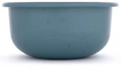 Barebones - Rolled Enamelware Side Bowl - Smoky Blue 4PC Set