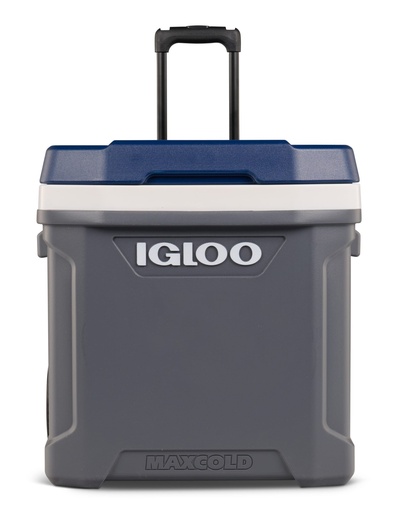 IGLOO - Maxcold Latitude 62 Roller Cooler  - Carbonite / 
Aegean Sea