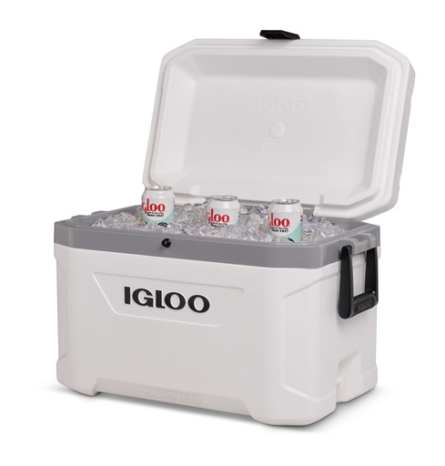 IGLOO-Latitude Marine Ultra 54 Cooler Box - White / Moonscape Gray