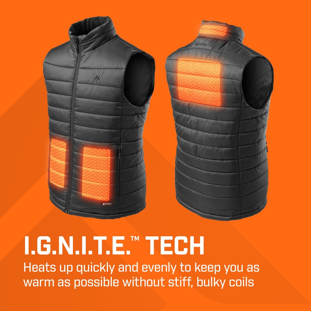[THA-APR-0005-G] HEATED VEST MEN'S LARGE Image 