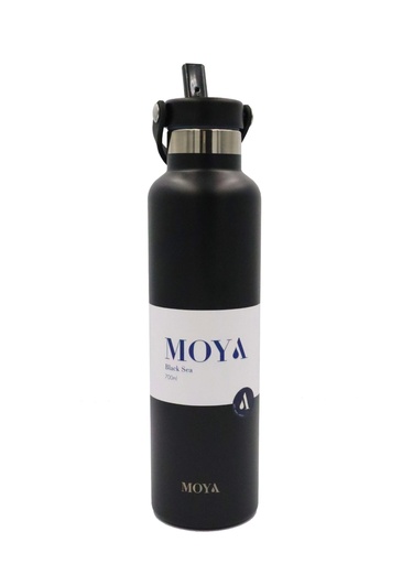 Moya - "Black Sea" 700ml Insulated Sustainable Water Bottle Montezuma Hills