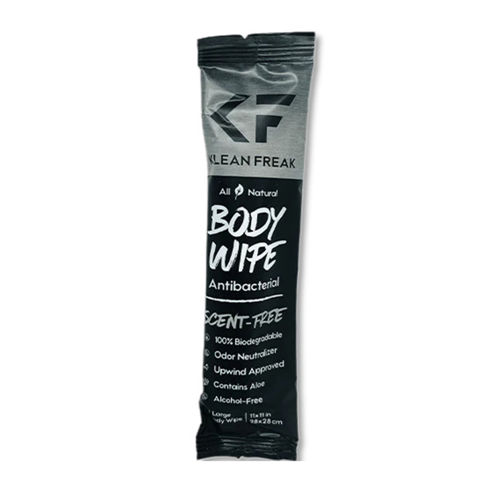 Klean Freak - Body Wipes - Single Sachet - Scent Free
