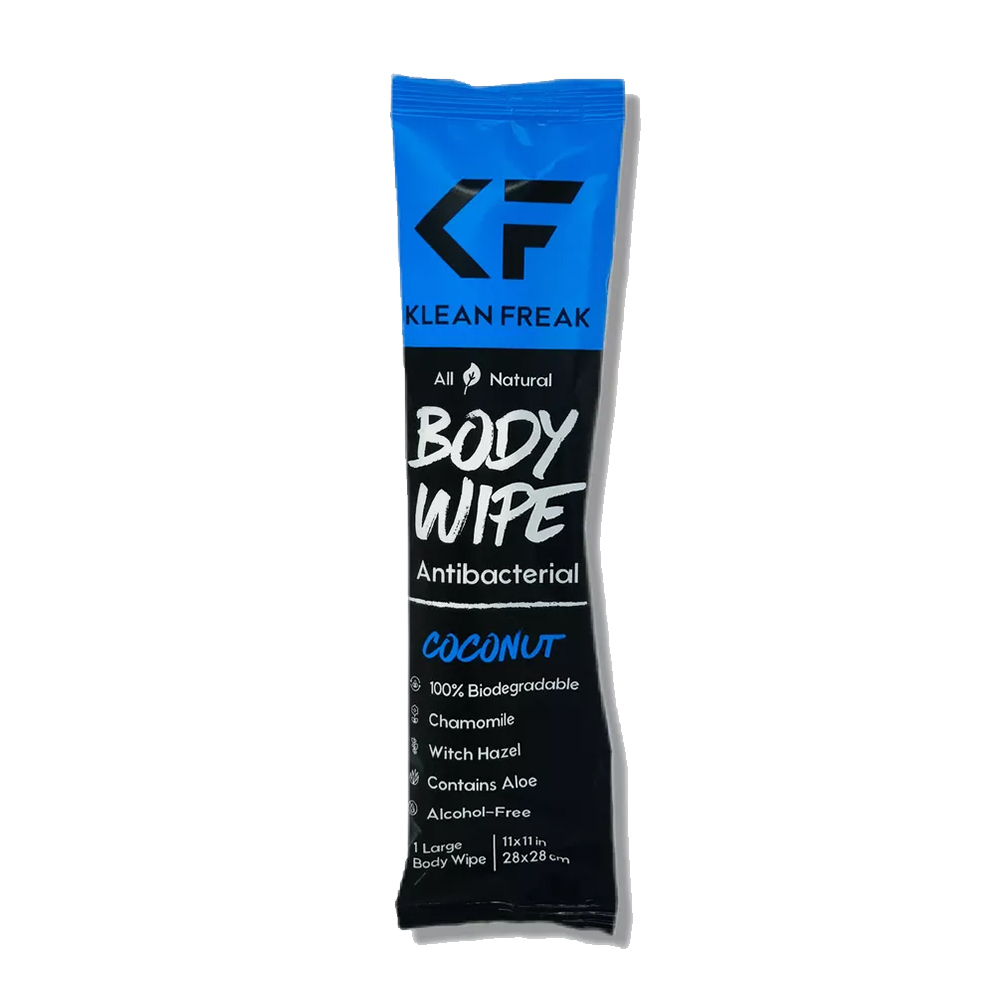 [SSCN01] Klean Freak - Body Wipes - Single Sachet - Coconut