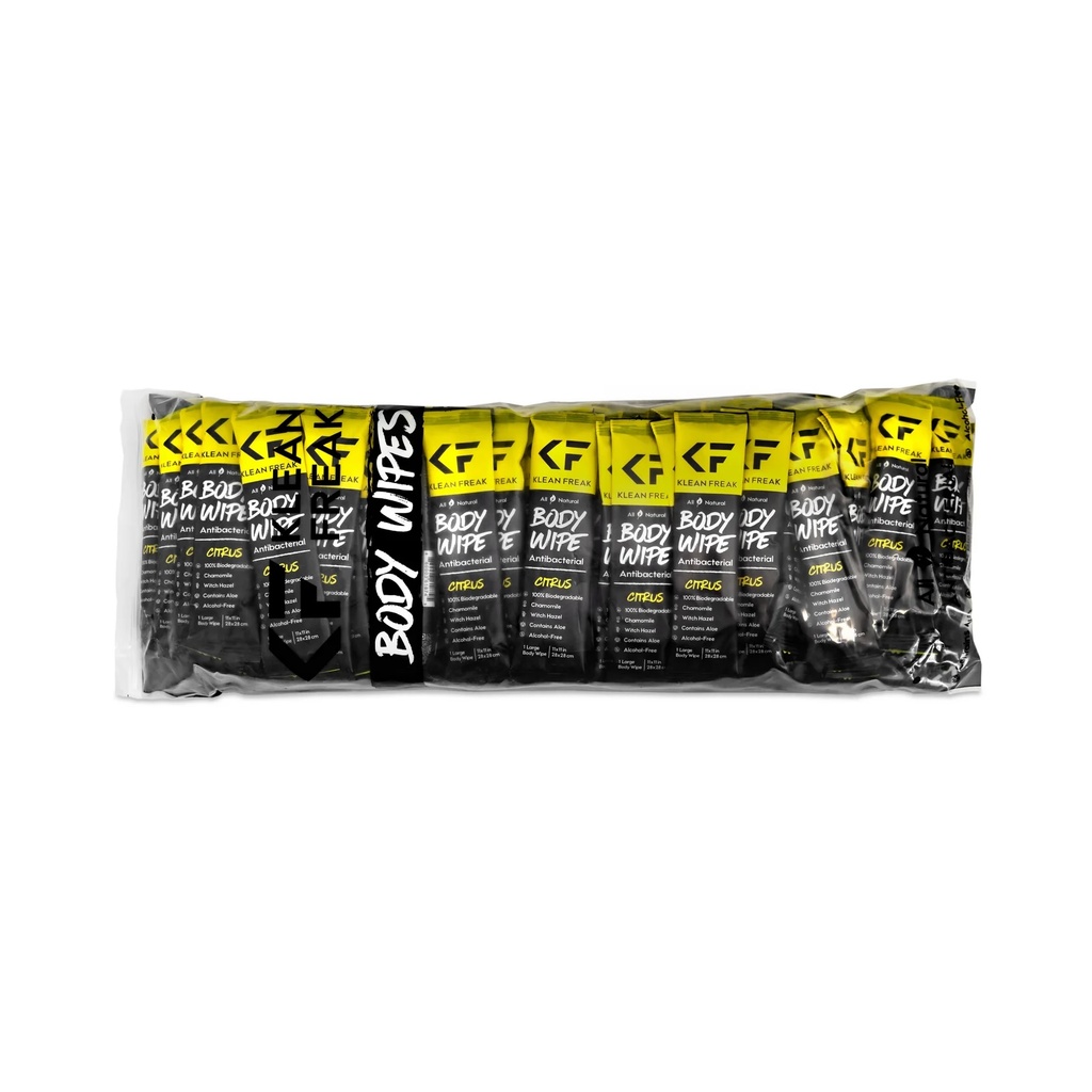 [HPCT10] Klean Freak - Body Wipes - 100 Pack - Citrus