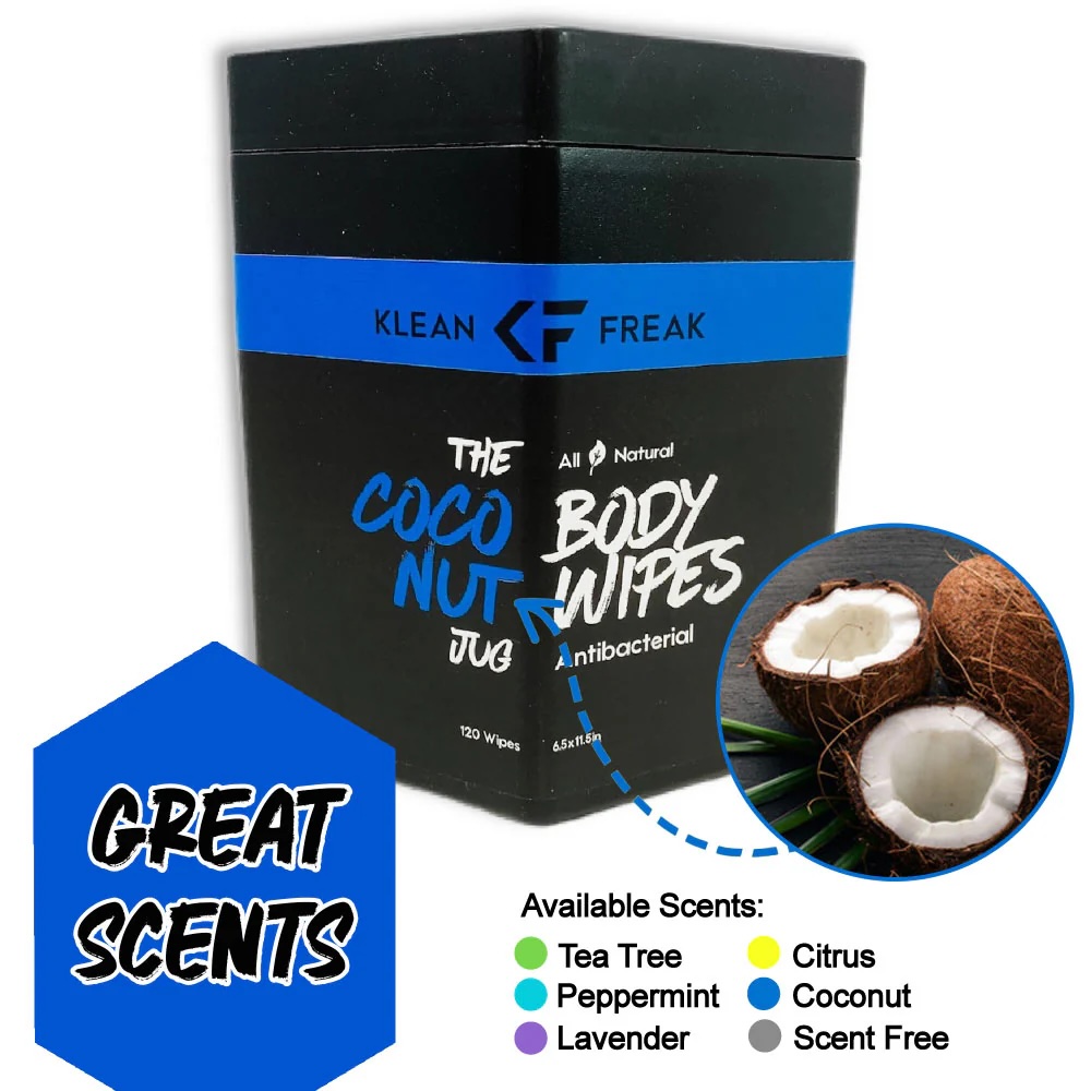 [TJCN01] Klean Freak Body Wipes - The Jug - Coconut