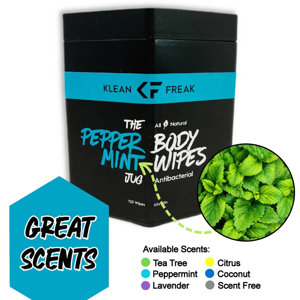 [TJPP01] Klean Freak Body Wipes - The Jug - Peppermint