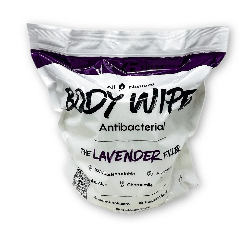 [TFLV02] Klean Freak - Body Wipes - The Filler - Lavender