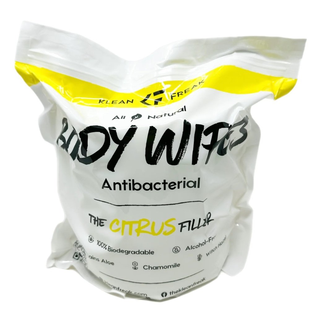[TFCT02] Klean Freak - Body Wipes - The Filler - Citrus