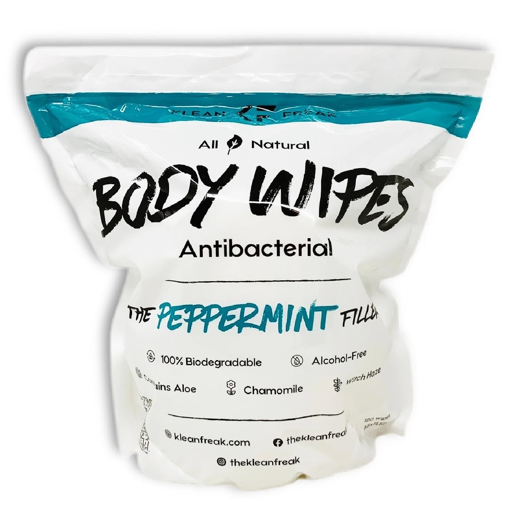 [TFPP02] Klean Freak - Body Wipes - The Filler - Peppermint