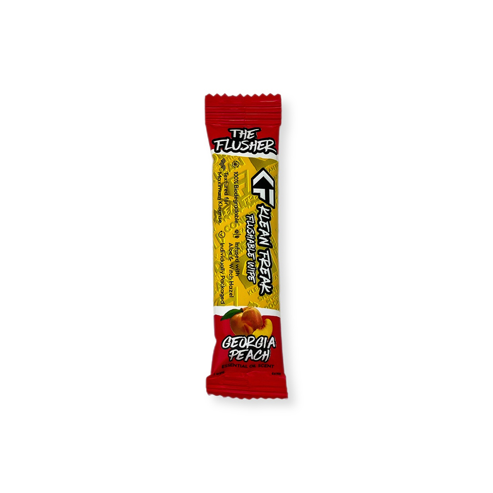 [FSGP01] Klean Freak - The Flusher wipes - Single Sachet - Georgia Peach