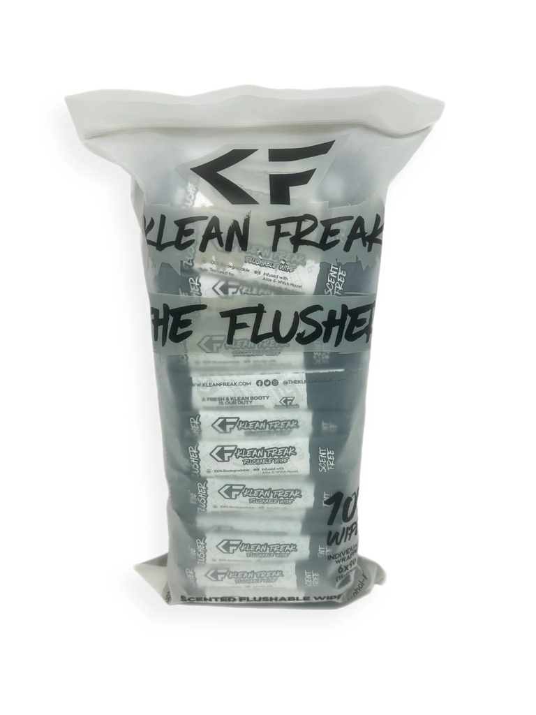 KLEAN FREAK - The Flusher - 100 Pack Scent Free