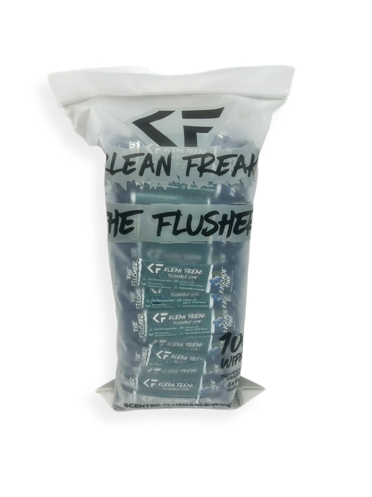 [FHKP10] Klean Freak - The Flusher wipes- 100 Pack Kascade Pine