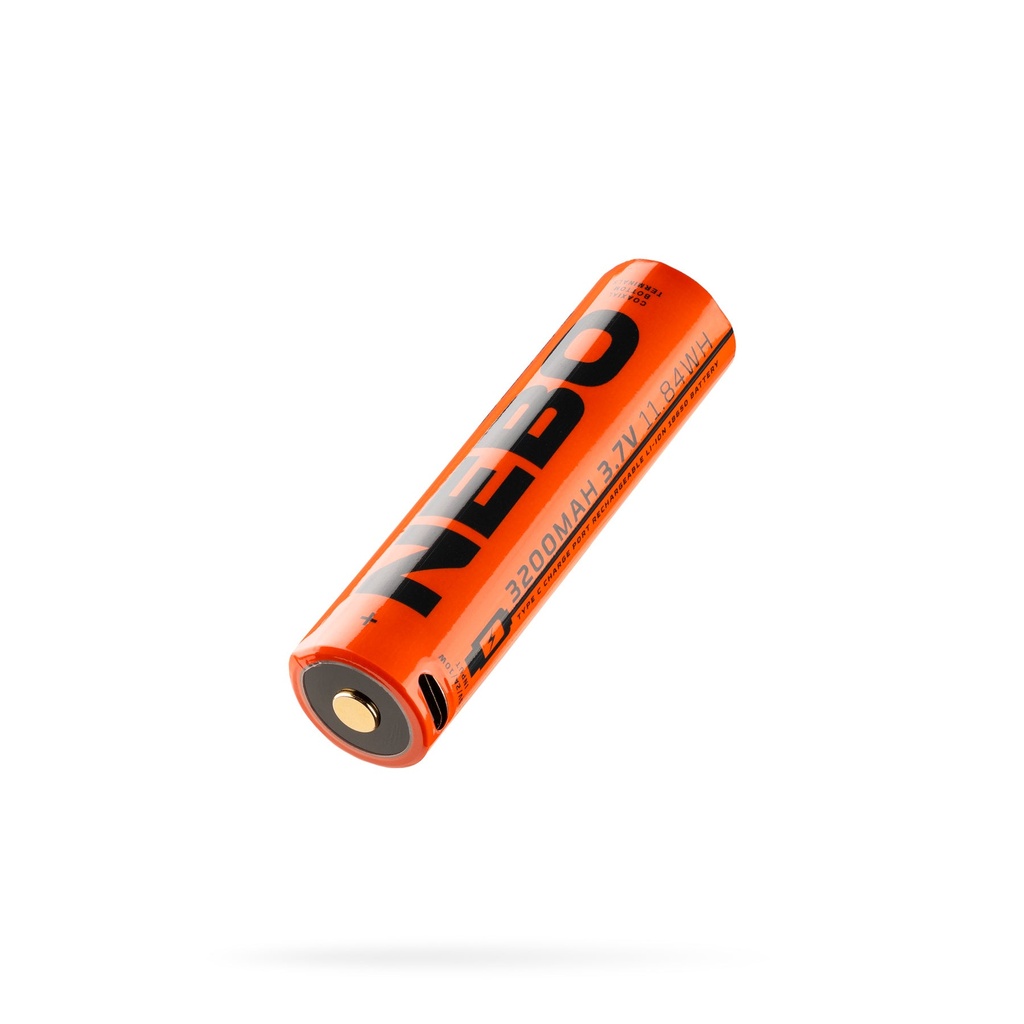 [NEB-BAT-0005-G] Nebo - Rechargeable Battery 18650, 3200mAh