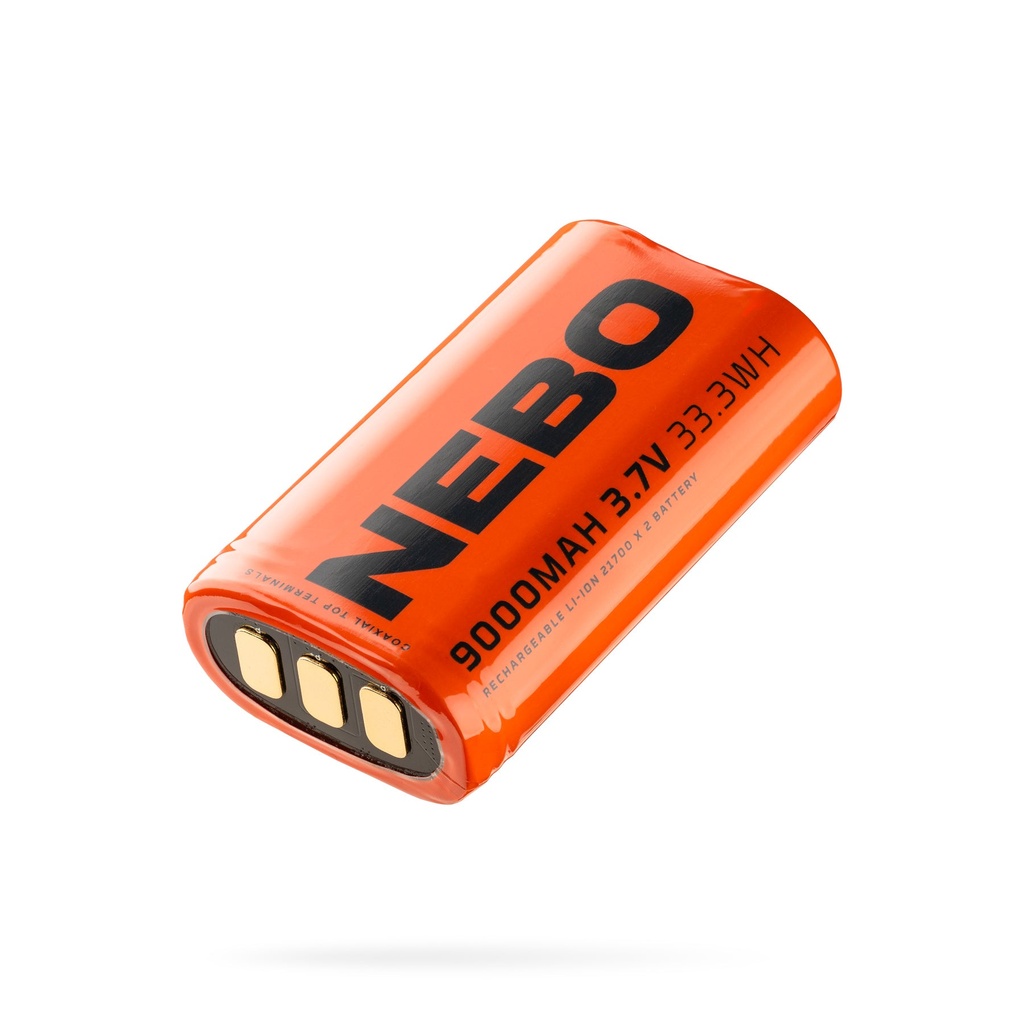 [NEB-BAT-0006-G] Nebo - RECHARGEABLE BATTERY 2x21700, 9000MAH