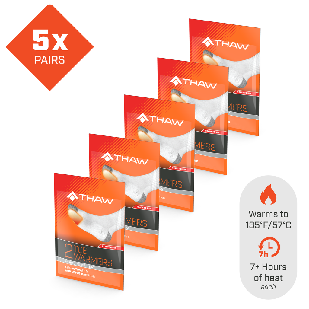 [THA-FOT-0004-POS] THAW - 40 Pairs-Disposable Toe Warmers