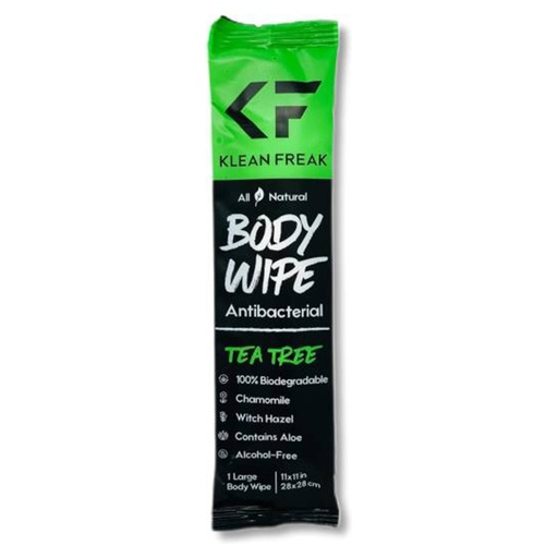 [SSTT01] Klean Freak - Body Wipes - Single Sachet - Tea Tree