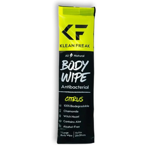 [SSCT01] Klean Freak - Body Wipes - Single Sachet - Citrus