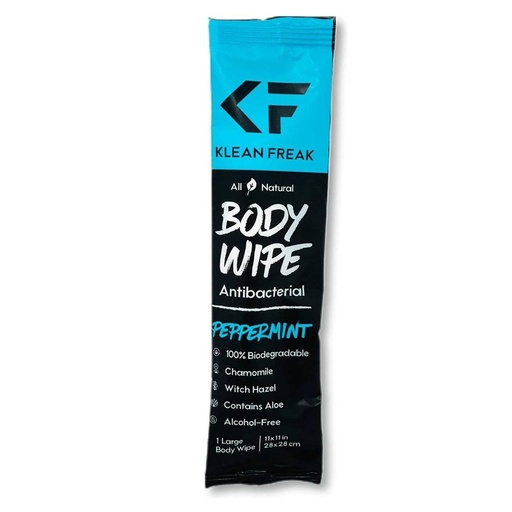 [SSPP01] Klean Freak - Body Wipes - Single Sachet - Peppermint
