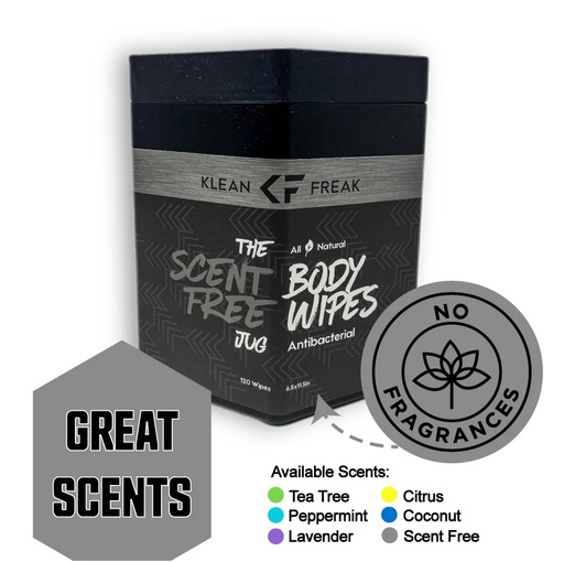 [TJSF01] Klean Freak Body Wipes - The Jug - Scent Free
