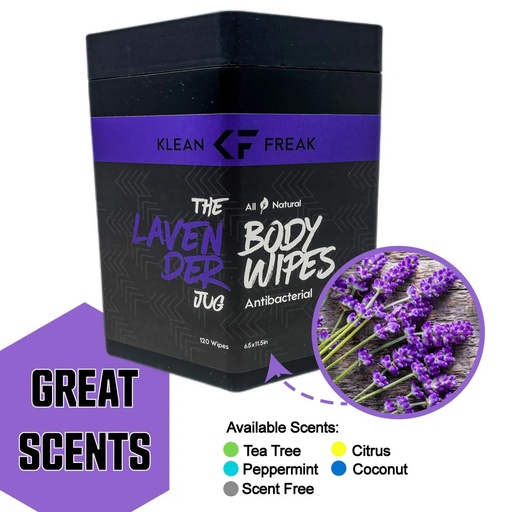 [TJLV01] Klean Freak Body Wipes - The Jug - Lavender