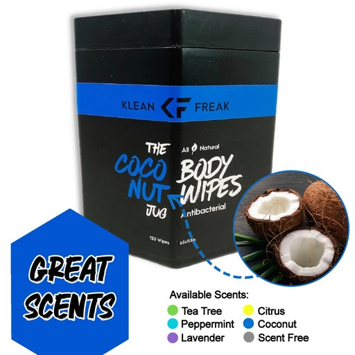 [TJCN01] Klean Freak Body Wipes - The Jug - Coconut
