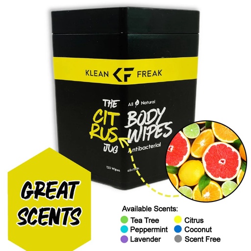[TJCT01] Klean Freak Body Wipes - The Jug - Citrus