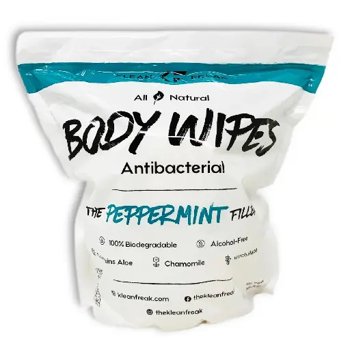 [TFPP02] Klean Freak - Body Wipes - The Filler - Peppermint