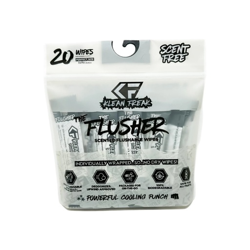 [FDSF20] KLEAN FREAK - The Flusher 20 Pack - Scent Free