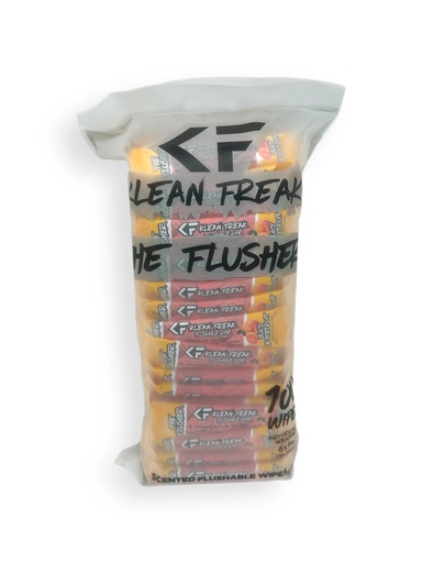 [FHJG10] Klean Freak - The Flusher wipes - 100 Pack Juicy Grapefruit