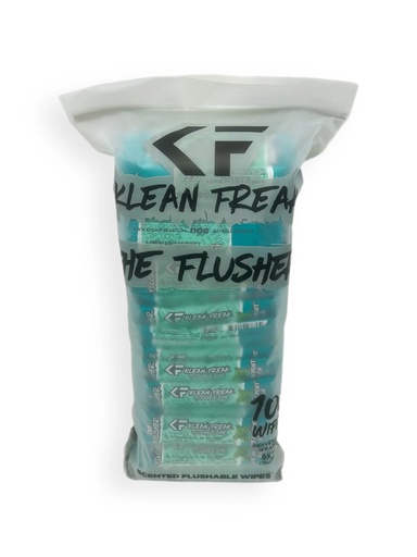 [FHSR10] Klean Freak - The Flusher wipes - 100 Pack Spearmint Rush