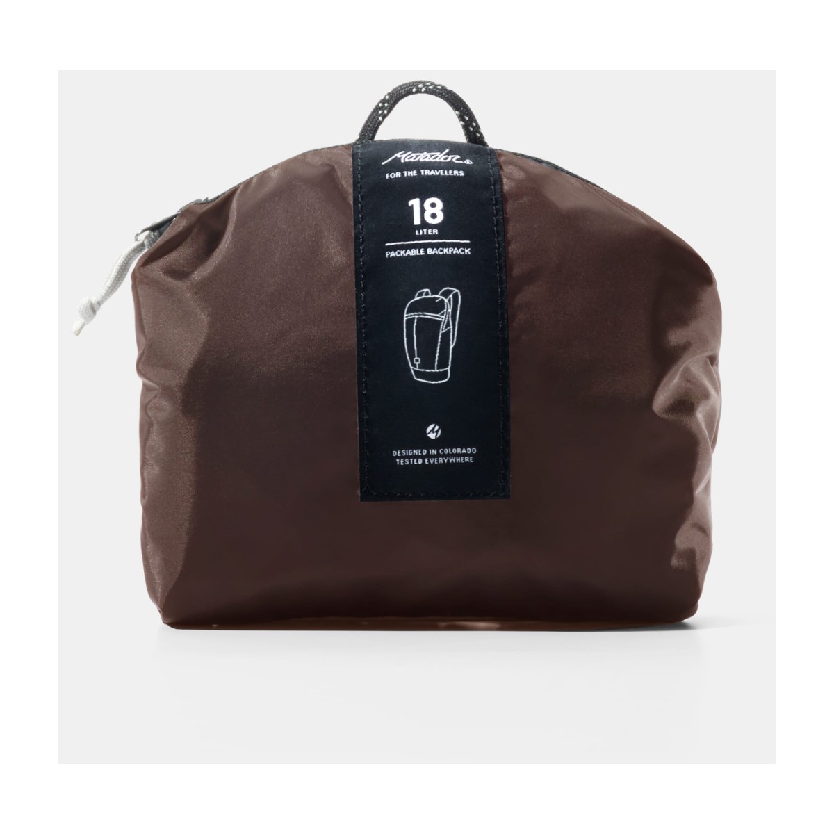 Matador - 18L Zipper Packable Backpack (Packed) - Garnet