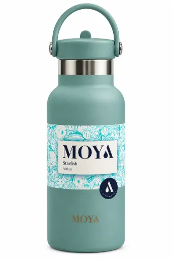 Moya - "Starfish" 500ml Insulated Sustainable Water Bottle Montezuma Hills